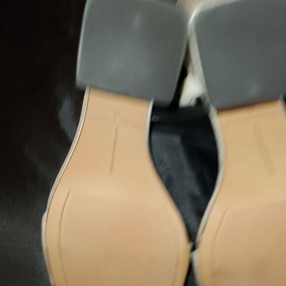 TARA SQUARE TOE SNAKE EMBOSSED BLOCK HEEL SANDAL - Picture 10 of 15